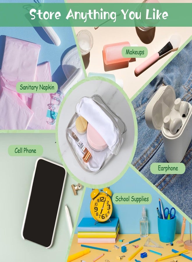 ElevateTech Sanitary Napkin Storage Bags, 4 Pcs Pad Bag for Period Tampon Bags Portable Menstrual Pad Pouch Feminine Pouch First Period Bag Gifts for Women - Image 5